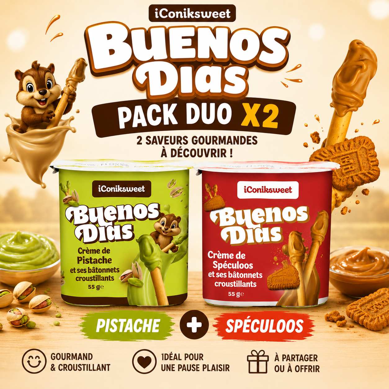 Pack Duo Buenos Dias x2 🍫✨