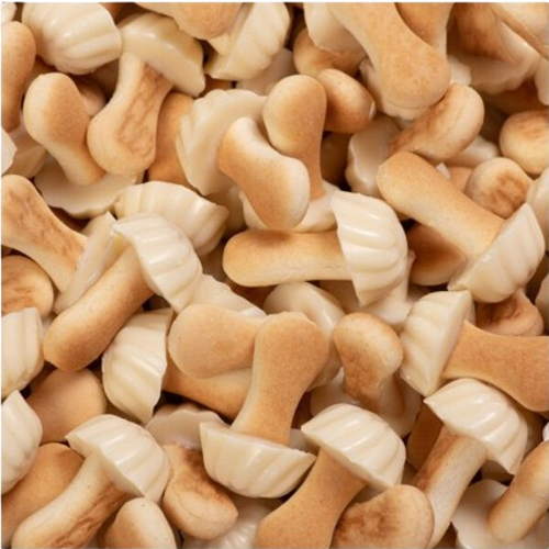 Champignons au chocolat blanc x 10