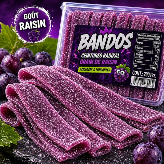 Bandos Goût Raisin - x10