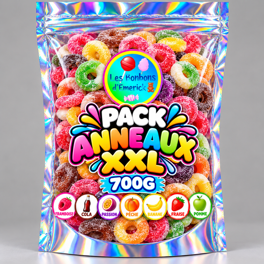Pack Anneaux XXL – 7 Saveurs