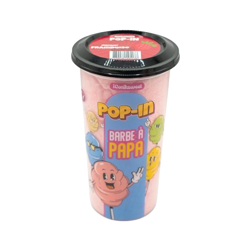 Barbe à Papa framboise (à l'unité)