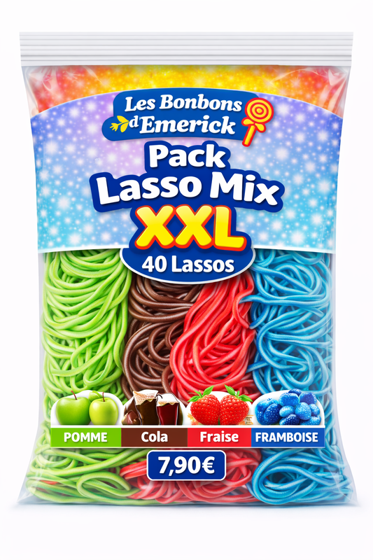🍬 Pack Lasso Mix XXL – 40 Lassos