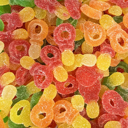Mini Tétines acidulée fruitée 100G