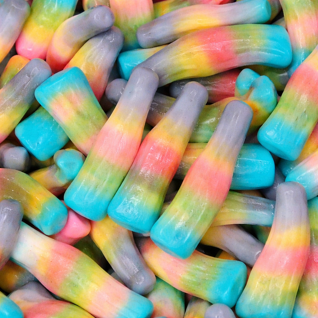 Bouteilles gélifiées multicolores - 100G