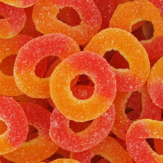 Anneaux Sucrés Pêche - (100G)