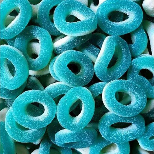 Anneaux framboise acidulé 100G