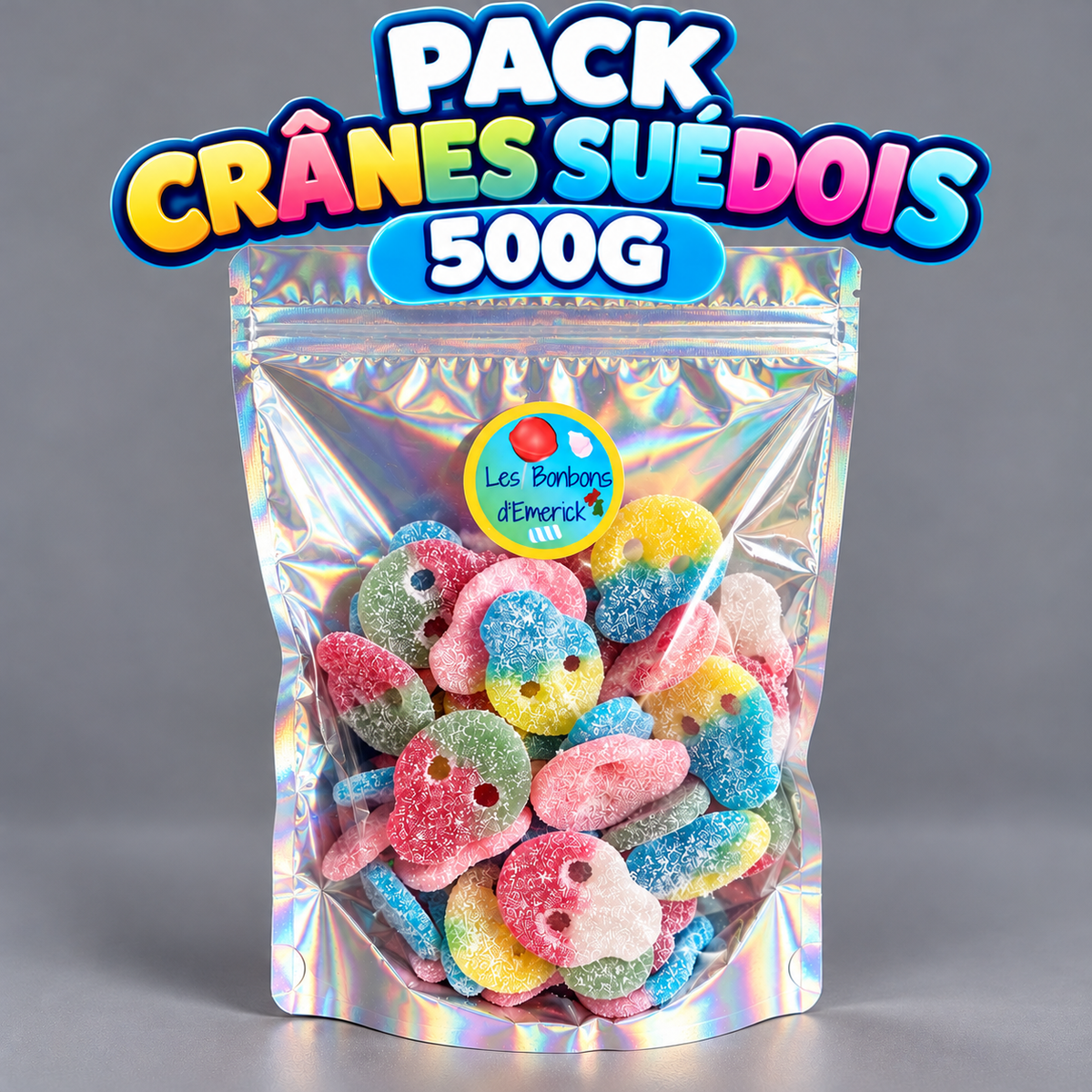 XXL Swedish Skulls Pack – 500G