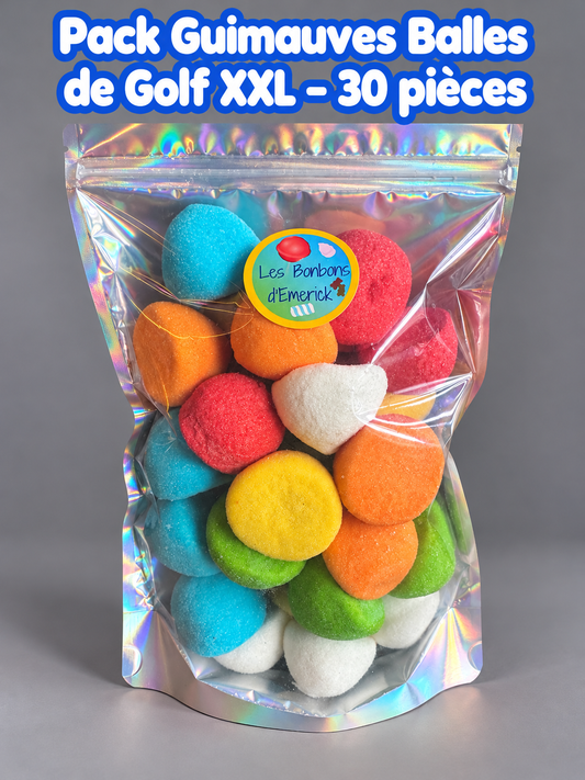🍡 XXL Golf Ball Marshmallows – 30 Count