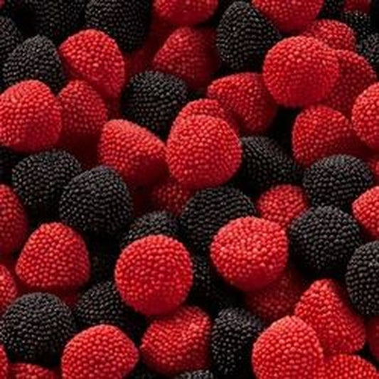 Mûres perlées rouges et noires - 100G