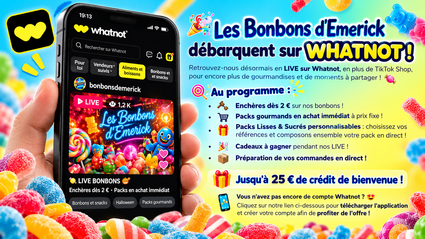 Les Bonbons d'Emerick sur Whatnot